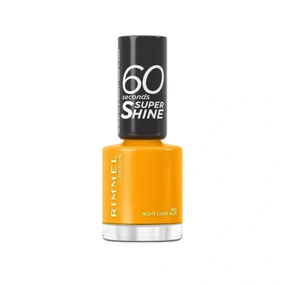 Image de Rimmel, Vernis à Ongles 60S Seconds Super Shine, 450 Night light haze, Couleur Ultra Brillante, Anti Choc, Ternissement, Séchage Rapide, Longue Tenue 8 ml