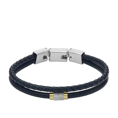Afbeelding van Fossil Bracelet Armband, Heren, Maat: One Size, Blue
