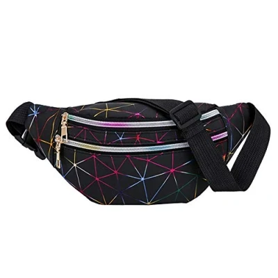 Afbeelding van Estwell Heuptas voor dames, licht, Fanny Pack, waterdicht, PU leer, stadstas, heuptas, moda, hardlopen, sporttas, reizen, wandelen