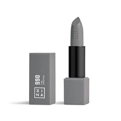 Image de 3INA MAKEUP The Lipstick 990 Gris ton chaud Rouge à Lèvres avec Vitamin E et Beurre de Karité Couleur Ultra Pigmentée Parfum Vanille Vegan Cruelty Free