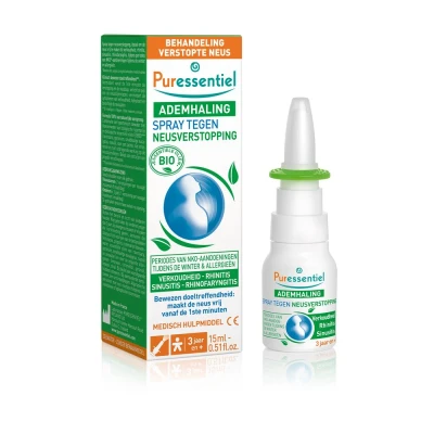 Afbeelding van Puressentiel Hypertonische Neusspray Ademhaling 15 ml