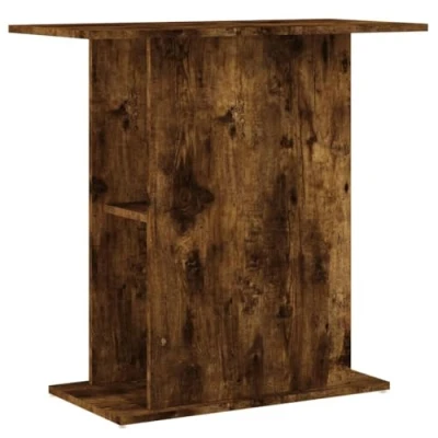 Afbeelding van vidaXL Aquariumstandaard 75x36x72,5 cm bewerkt hout gerookt eiken