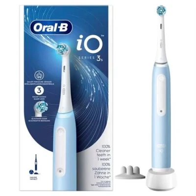 Image de Oral B Io 3S Brosse A Dents Électrique Bleue, 1 Brossette