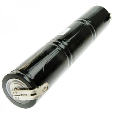 Afbeelding van Batterij voor noodstroomverlichting, 3,6 volt noodverlichting, 4000 mAh met 6,3 mm en 4,8 contact