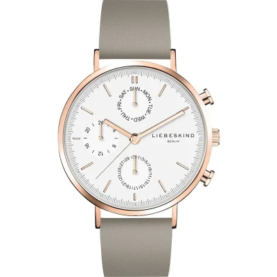 Afbeelding van Liebeskind Berlin Chronograaf, Dames, Maat: One Size, Grey
