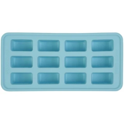 Afbeelding van Foodcube Meal prep bakje Diepvriesbakje vershoudbakje 100% siliconen Vriezer tray met deksel BPA vrij &amp; Magnetron Oven Vaatwasser 12x30ML Blauw