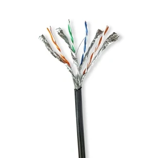 Afbeelding van Netwerkkabel voor buiten Cat7 S/FTP 100 meter (Stugge kern, 100% koper)