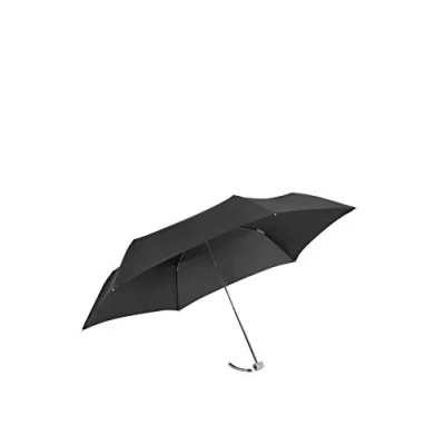 Image de Parasol plat ultra mini manuel Samsonite Rain Pro en 3 sections, 22,5 cm, noir