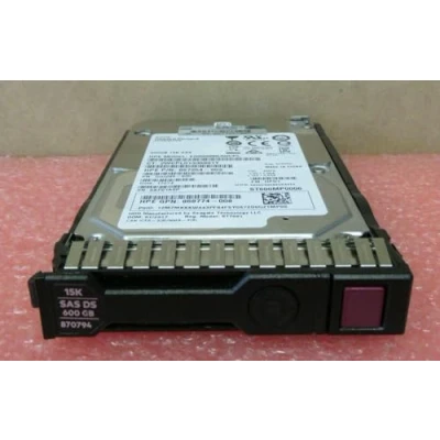Afbeelding van HPE Enterprise Vaste schijf 600 GB hot swap (verwisselbaar zonder uitschakelen) 2.5&quot; SFF SAS 12Gb/s 15000 tpm met SmartDrive carrier