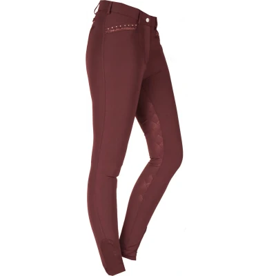 Afbeelding van Horka Rijbroek Alexa Dames Micropolyester Bordeaux Maat 38