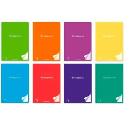 Afbeelding van Schrift Pacsa Multicolour 5 mm Gedrukt raster A4 48 Lakens (6 Stuks)