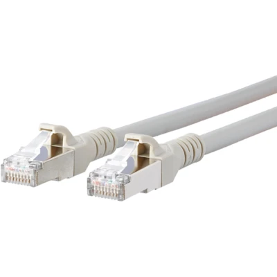 Afbeelding van METZ CONNECT Patchkabel Cat.6A AWG 26, grijs, 5 m