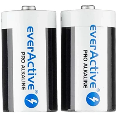 Afbeelding van EverActive Pro Alkaline batterijen LR14 C blister 2 stuks