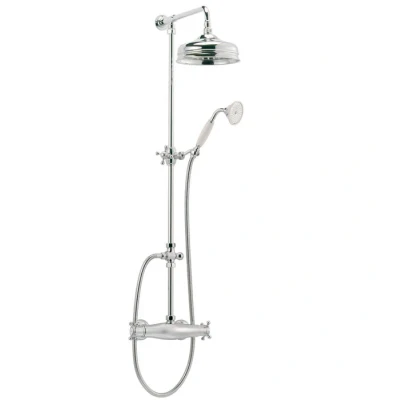Afbeelding van Huber Victorian Thermostatische Doucheset 20cm Chroom 5711