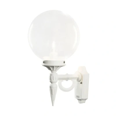 Afbeelding van Konstsmide Orion 496 250 Buitenlamp (wand) Spaarlamp, LED E27 60 W Wit