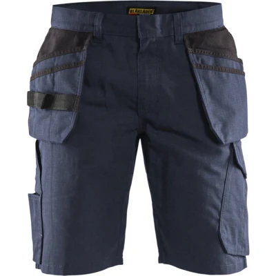 Afbeelding van Blaklader Service short met spijkerzakken 1494 1330 Donker marineblauw/Zwart C58