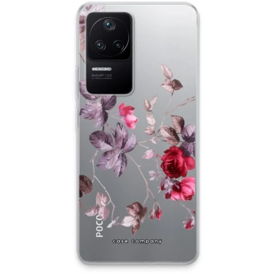 Afbeelding van Case Company® hoesje geschikt voor Xiaomi Poco F4 Mooie bloemen Soft Cover Telefoonhoesje Bescherming aan alle Kanten en Schermrand