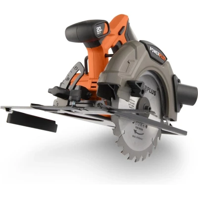 Afbeelding van Powerplus Dual Power POWDP25260 Cirkelzaag 40V Ã˜190mm BRUSHLESS Incl. Stofzuigaansluiting en parallelgeleider Excl. accu lader