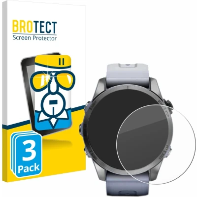Afbeelding van BROTECT Glas Screenprotector voor Garmin Fenix 7S (42 mm) Gehard Beschermglas 9H (3 Stuks)