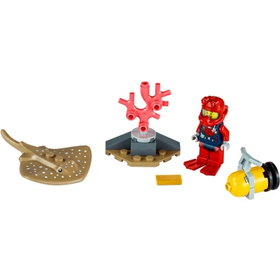 Afbeelding van LEGO City Diepzee Duiker 30370 (Polybag)
