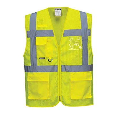 Afbeelding van Portwest ATHENS C376YERL Executive Vest Maat L Geel