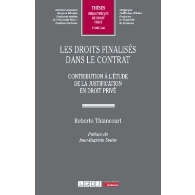 Image de Les droits finalisés dans le contrat