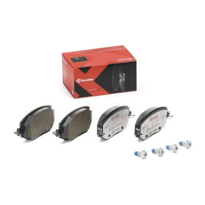 Afbeelding van BREMBO P 68 068X Remblokkenset Excl. slijtage waarschuwingscontact Met remzadelschroef, anti kreukplaat Zonder toebehoren RENAULT: Megane 4