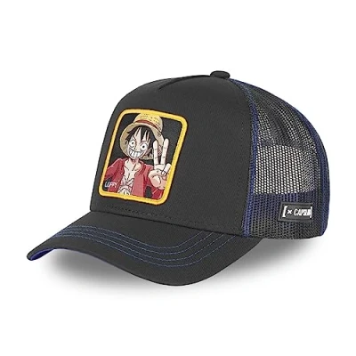 Afbeelding van Luffy One Piece Zwart Trucker Cap Capslab, Black #30177