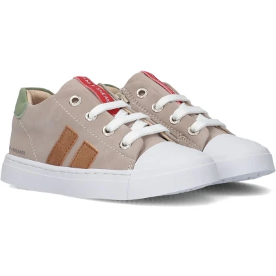 Afbeelding van Veterschoenen Jongens Taupe Leer Shoesme Maat 31