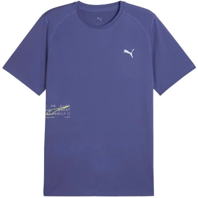 Afbeelding van Puma Tshirt print, Heren, Maat: Large, Blue crystal