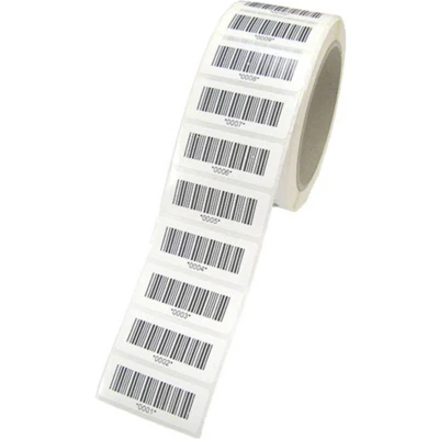 Afbeelding van HT Instruments 2008550 Barcodeetiketten lfd. Nr. 0001 1000 Barcode etiketten 1 stuk(s)