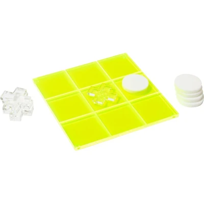 Afbeelding van Sunnylife Games Lucite Tic Tac Toe Green / Acrylic Plastic
