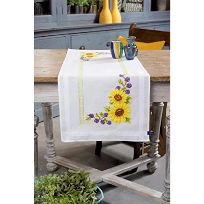 Afbeelding van Borduren tafelloper Zonnebloemen 0147030
