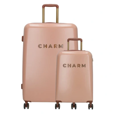 Afbeelding van Charm London Travel Trolley Set roze