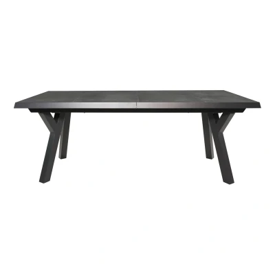 Afbeelding van Murcia negro uittrektafel exclusive 204/264x102 cm matt antraciet