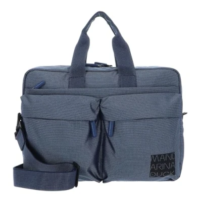 Afbeelding van MANDARINA DUCK Handtas Schoudertas met laptopvak District Briefcase Atlantic Sea Blauw