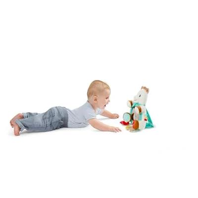 Afbeelding van Sophie de giraf Activiteitenspiegel Knuffel Baby speelgoed Kraamcadeau Babyshower cadeau Vanaf 0 maanden 30 x 28 9 cm Pluche/Kunststof/Rubber