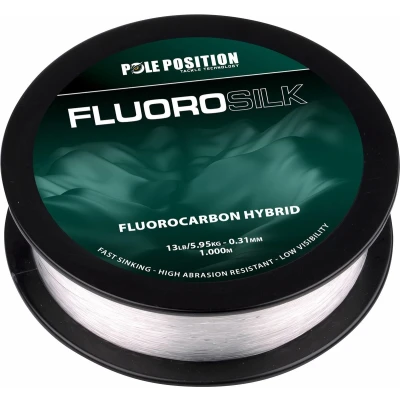 Afbeelding van Pole Position Fluorosilk Hybrid Fluorocarbon Lijn 0.31mm/5.95kg 1000m