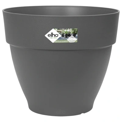Afbeelding van Elho Bloempot Vibia Campana Rond Grijs Buitenpot ø30x26 cm