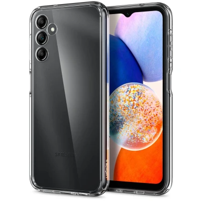 Afbeelding van Spigen Ultra Hybrid Hoesje Geschikt voor Samsung Galaxy A14 Back Cover Transparant