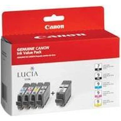 Afbeelding van Canon PGI 9 Multipack MBK, PC, PM, R, G zwart en kleur
