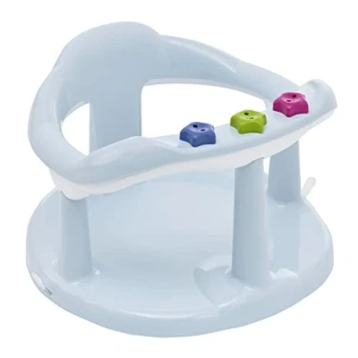 Afbeelding van Aquababy badzitje badring zachtblauw (diameter 32 cm)