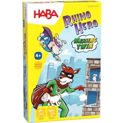 Afbeelding van Haba Behendigheidsspel Rhino Hero Missing Twin (fr)