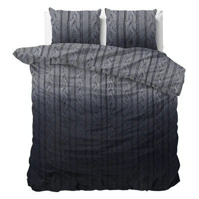 Afbeelding van Dekbedovertrek Katoen Flanel Dante Patroon 140x200 Cm Ademend &amp; Zacht Dreamhouse Dekbed Discounter.nl