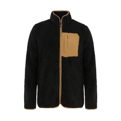 Afbeelding van Protest FULL ZIP Fleecejas, Heren, Maat: Large, True black
