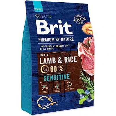 Afbeelding van Brit Premium by Nature Sensitive Lamb &amp; Rice 3 KG