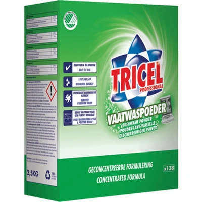 Afbeelding van Tricel Vaatwaspoeder 2x5kg