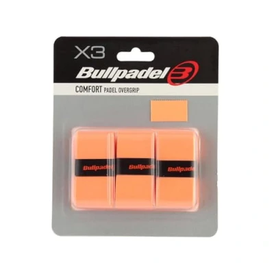 Afbeelding van Bullpadel Comfort Overgrip Orange 3 St. Grip Multi
