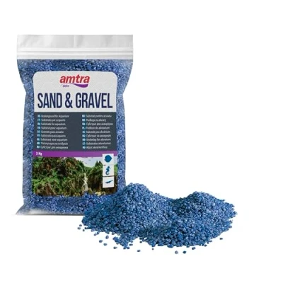 Image de AMTRA Quartz en Céramique pour Aquariophilie Bleu 2 kg