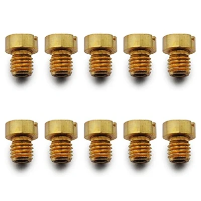 Afbeelding van Easyboost 10 mondstukken 5 mm voor carburateur Dell&#039;Orto PHBG 19 en 21 scooter Moto 50 MB (100 102 105 108 110 112 115 118 120 122)